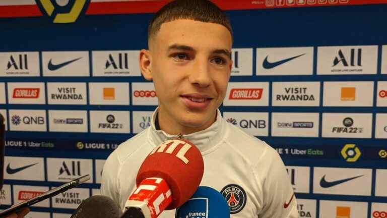 Gharbi, “very proud” of his first appearance in Ligue 1