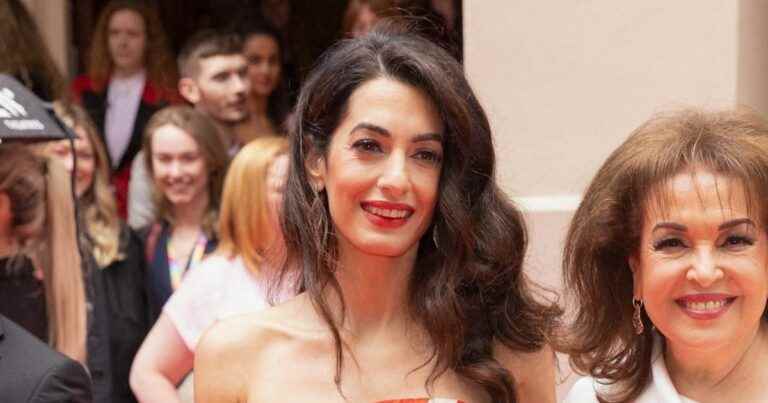 Glamorous Amal Clooney in a strapless dress facing Prince Charles, a Spice Girl at the rendezvous!