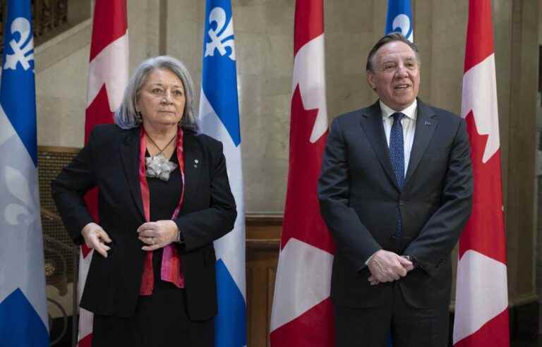 Governor General Mary Simon has “still work to do” to learn French, says François Legault