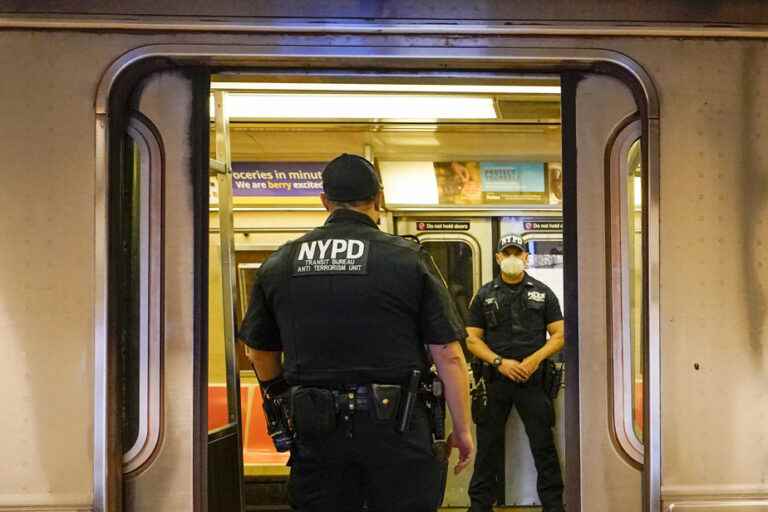 Gun violence |  A young man arrested following a murder in the New York subway