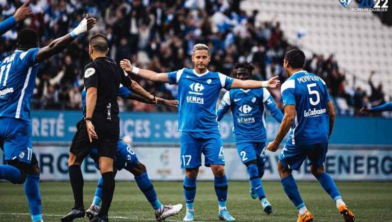 He scored the goal of maintenance on Saturday against Ajaccio, Loris Néry is in 100% GF38