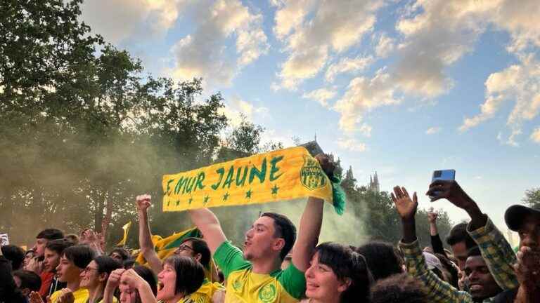 IN PICTURES – Coupe de France: the explosion of joy of the supporters after the coronation of FC Nantes