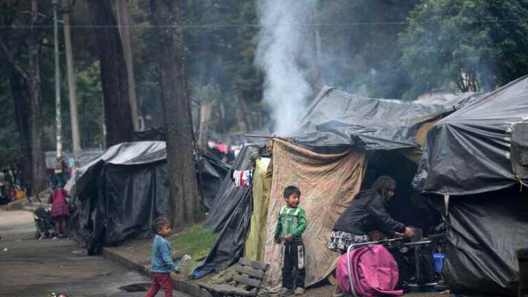 In Colombia, indigenous peoples occupy the national park of the capital to denounce their situation