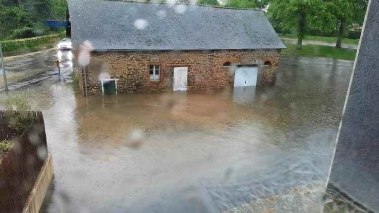 In Mayenne, storms cause significant damage