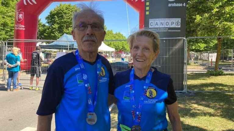 Jean-Pierre and Micheline, 82, complete the Poitiers half-marathon