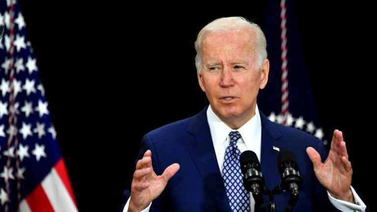 Joe Biden denounces the “poison” of white supremacism