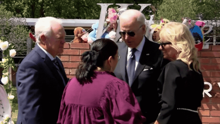 Joe Biden visited the victims