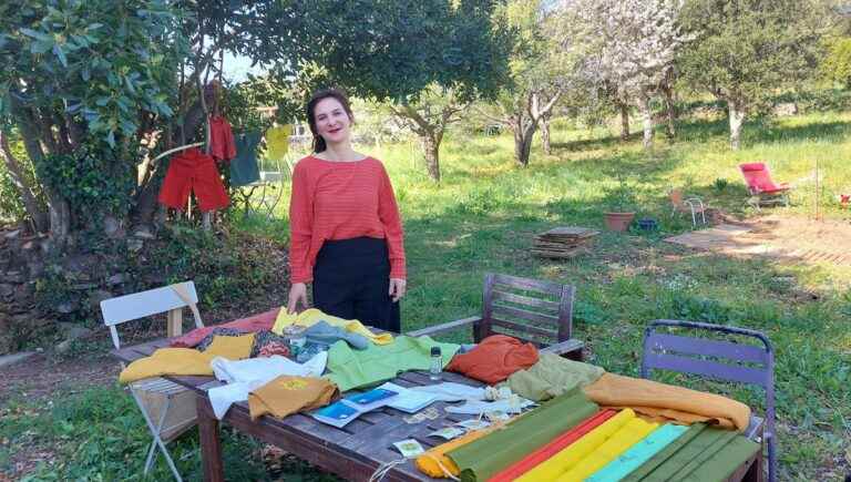 Lauriane CANAZZI, Ecocert clothing brand “Les enfants du maquis” in Bastia