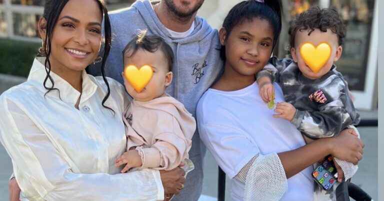 M. Pokora and Christina Milian: The face of their son Kenna a little more revealed, a super stylish baby