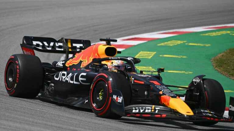 Max Verstappen takes the Spanish Grand Prix and the championship lead after Charles Leclerc retires