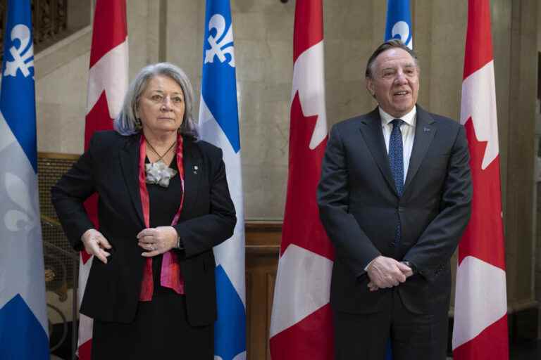 Meeting with the Governor General |  Legault: Mary Simon has “still work to do” to learn French