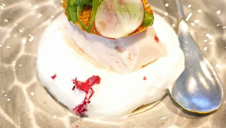 Michel Kayser 2 Michelin stars of restaurant Alexandre in Garons praises the radish