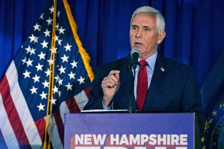 Mike Pence tries to come out of the shadows and dissociate himself from Donald Trump