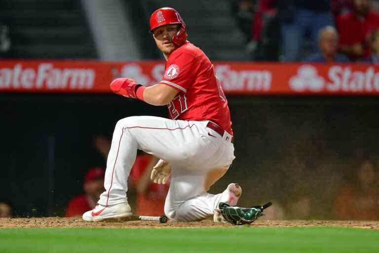 Mike Trout scores 1,000th career point