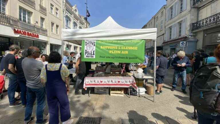 Mobilization to defend outdoor poultry farming in Niort