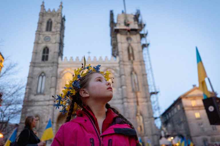 Montreal |  A vigil in memory of lives lost in Ukraine