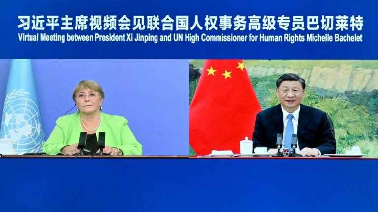 On a visit to China, the UN human rights chief claims to have spoken with “frankness” to the leaders but denies any “investigation”