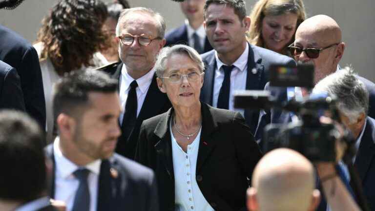 Prime Minister Elisabeth Borne campaigning in Calvados for the legislative elections