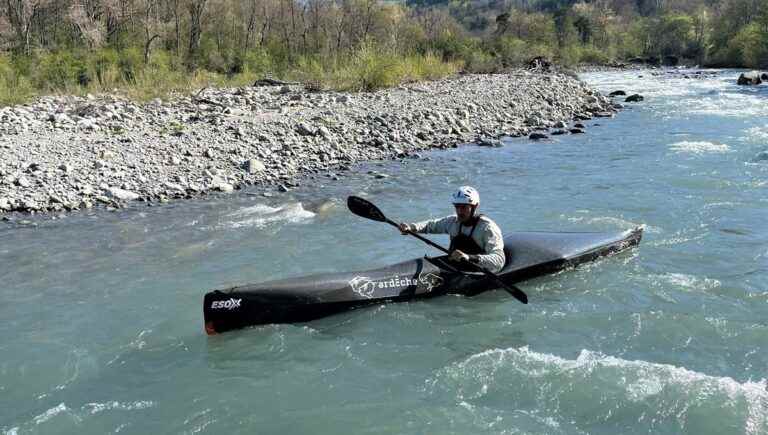 Quentin Bonnetain, French senior classic kayak champion