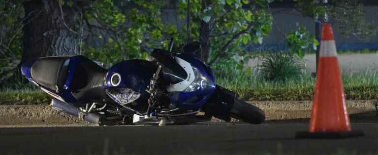 Saint-Laurent: a motorcyclist loses his life after going off the road