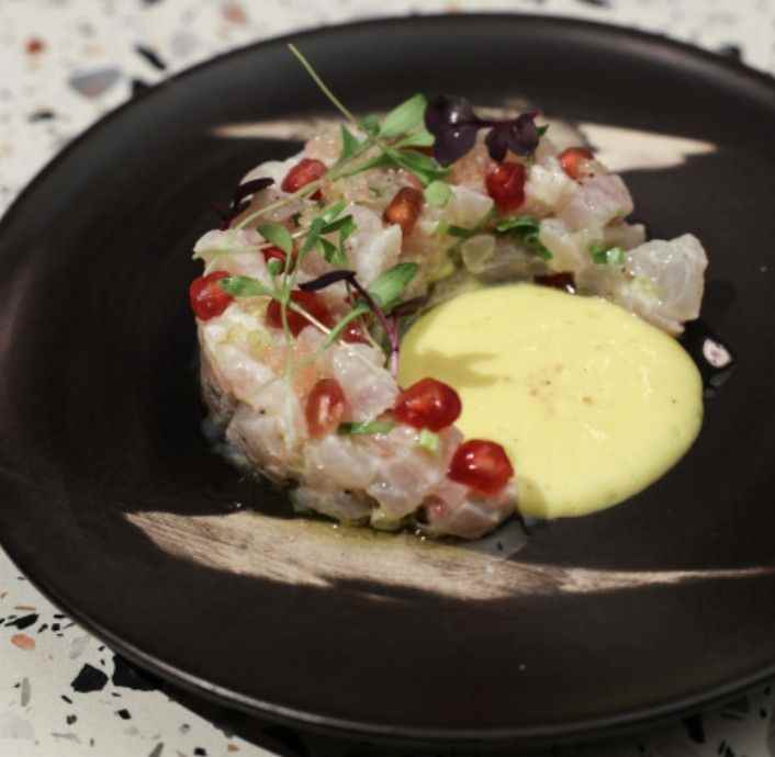 Sea bream tartare from Life