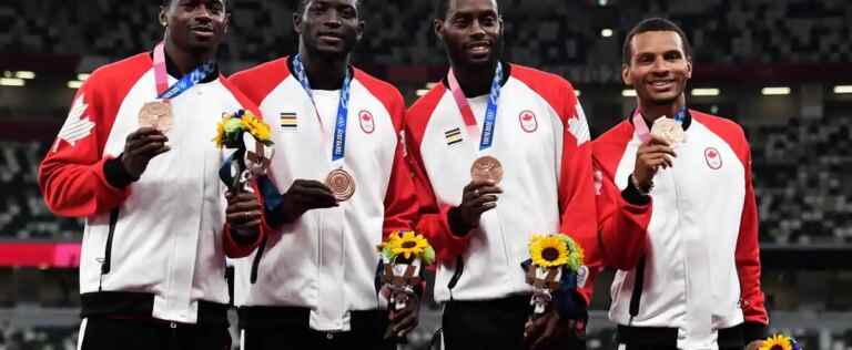 Silver medal confirmed for Canadian sprinters