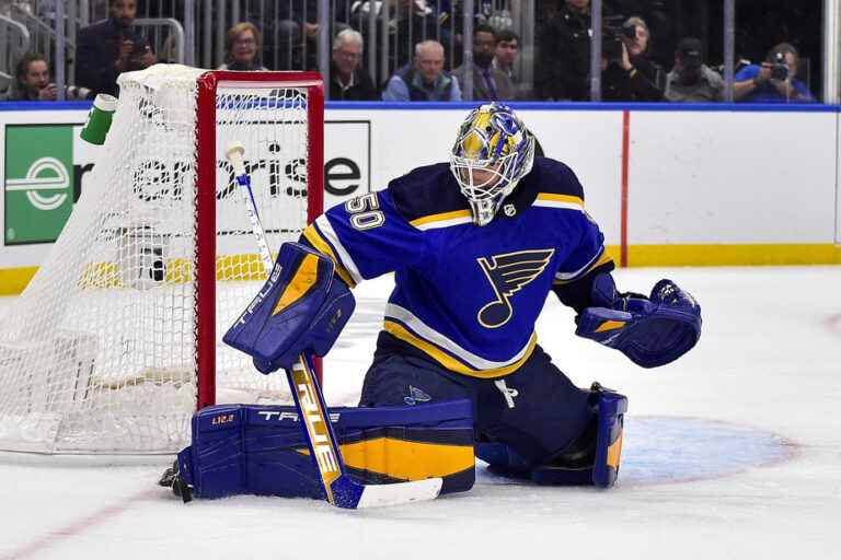 St. Louis Blues |  Goaltender Jordan Binnington will miss the rest of the series against the Avalanche