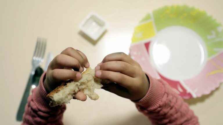 Substitute meal at the canteen of the Célestin-Freinet school in Bagnols because of the cold room