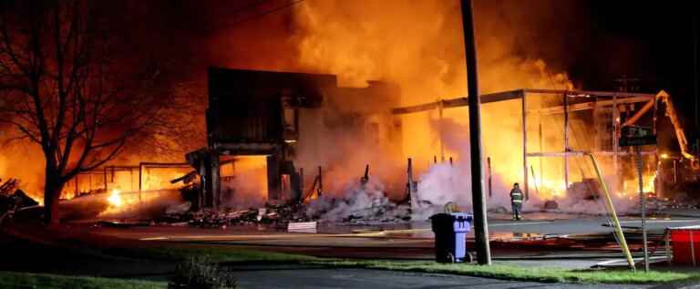 The Abritek factory in Beauce destroyed by fire