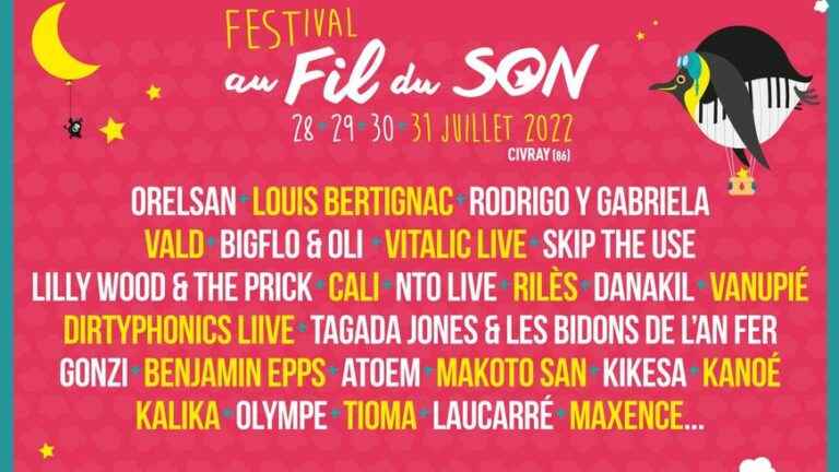 The “Au fil du son” program from July 28 to 31, 2022