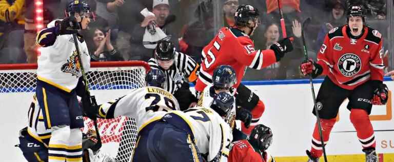 The Quebec Remparts win a dramatic victory