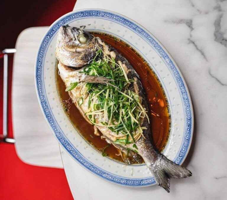 The food: Steamed fish