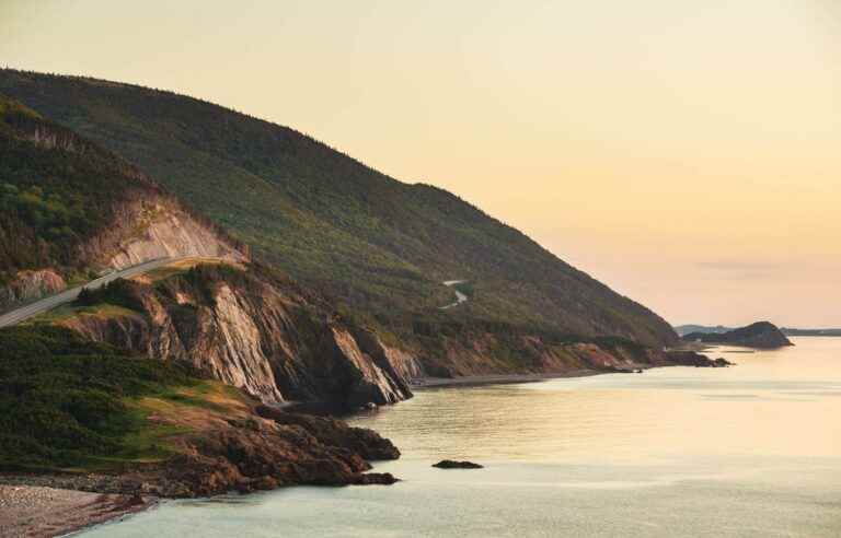 The iconic “Cabot Trail”, on Cape Breton Island