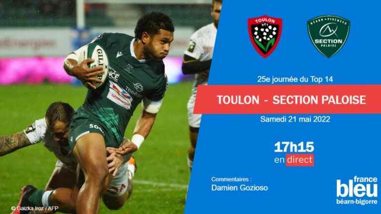 Top 14: experience the Section Paloise match in Toulon in full