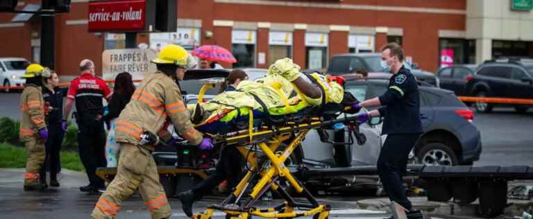 Two women and a dog injured in a collision in Longueuil