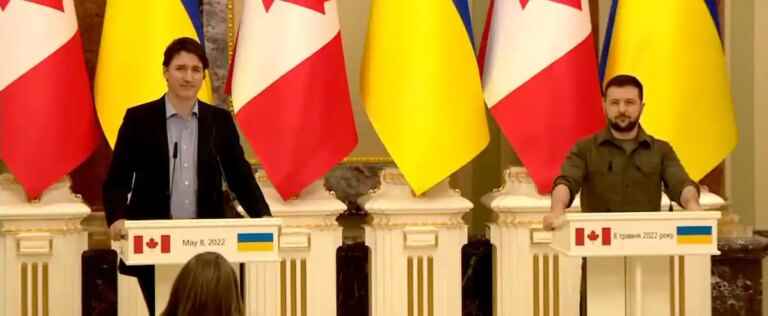 Ukraine: “Putin is responsible for these heinous war crimes”, says Trudeau in Kyiv