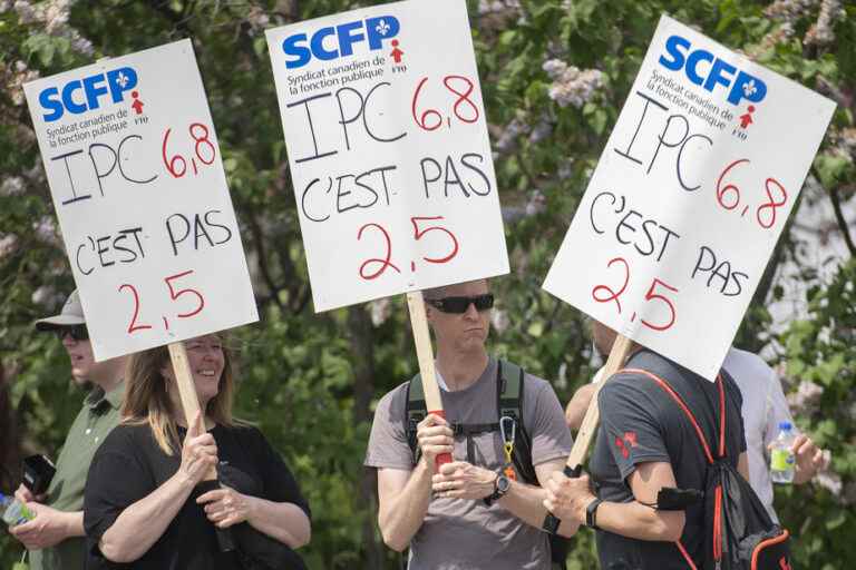 Unlimited general strike |  Demonstration by Casino de Montréal croupiers on Sunday afternoon