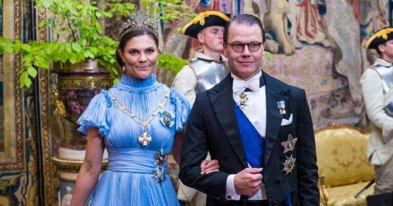 Victoria of Sweden adorned with a chic tiara steeped in history with Sofia and Carl Philip