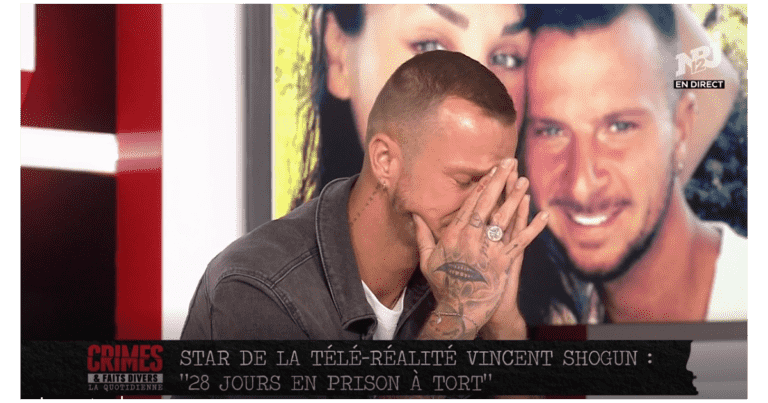 Vincent Shogun breaks down in tears live on TV: his future wife Cléa prevented him from sinking