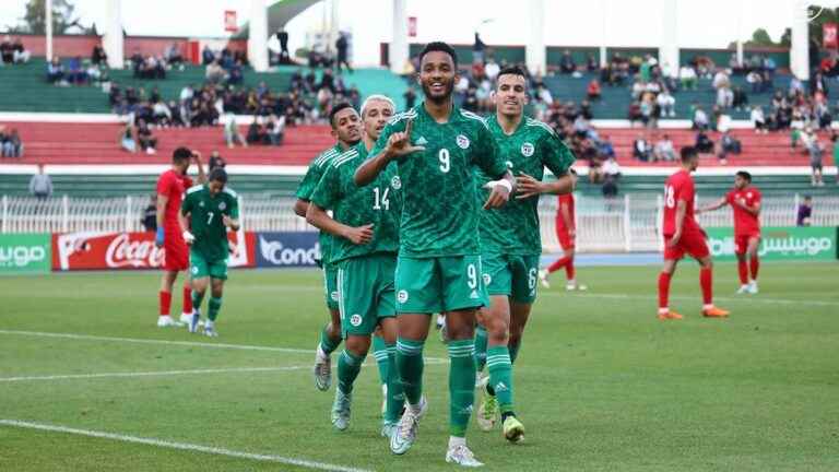 Yanis Guermouche, scorer for his first match with Algeria