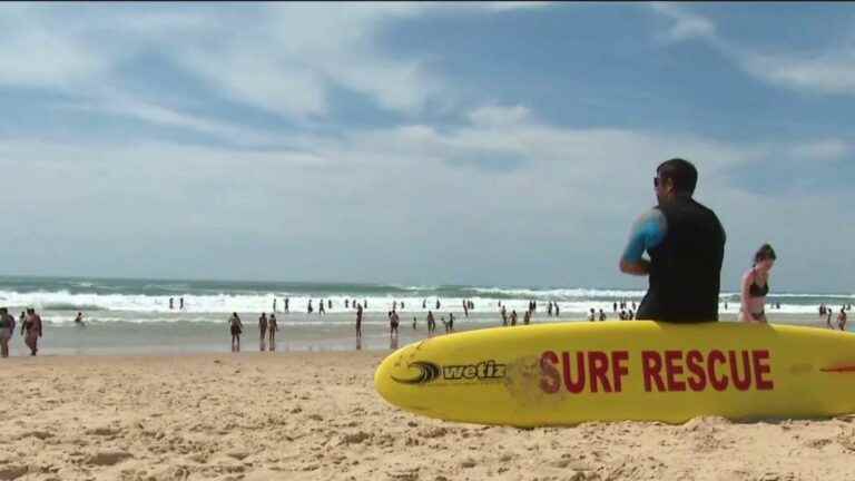 a surfer watches the beaches voluntarily because of the risk of drowning