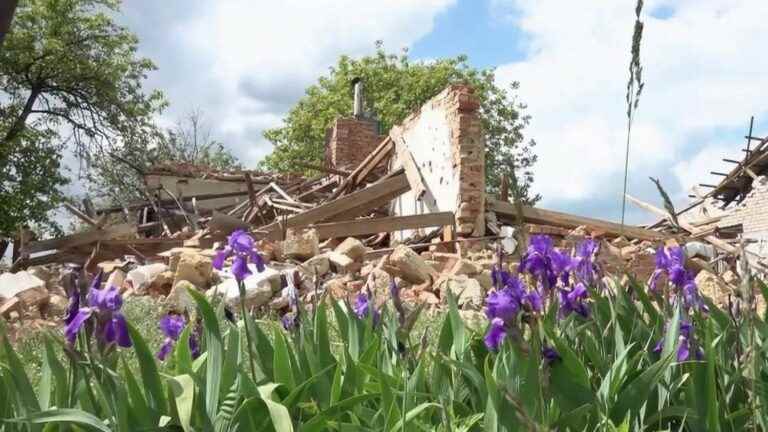 a village was liberated after three months of Russian occupation