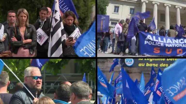 civil servants parade throughout France in support of their colleague indicted