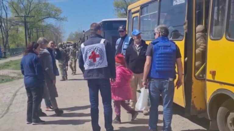 first successful evacuation of civilians in Mariupol