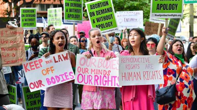 four giant marches organized to defend the right to abortion, California wants to be a “ray of hope”