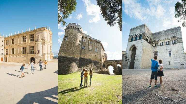 in Grignan, Suze-la-Rousse and Montélimar, discover the castles of Drôme