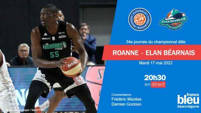 live the last regular season match of Élan Béarnais, in Roanne, in full