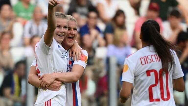 thanks to an exceptional start to the match, Lyon win against Barcelona and win their 8th crown