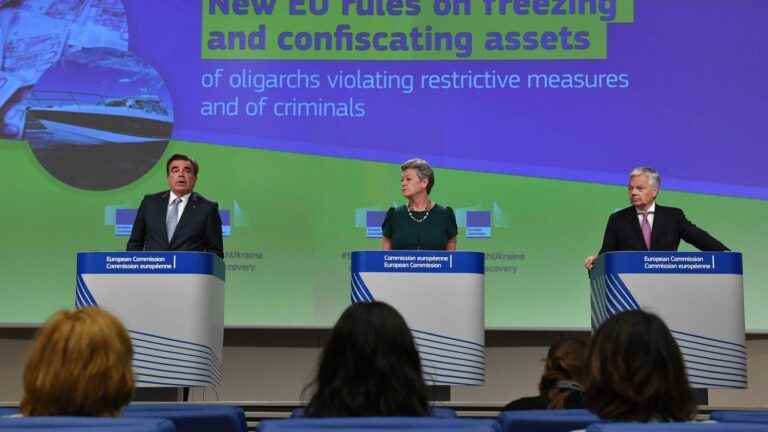 the European Commission wants to facilitate the confiscation of assets of oligarchs