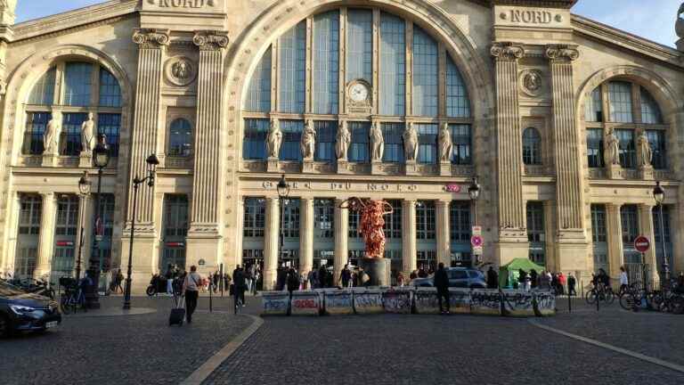 the Gare du Nord partially evacuated after a fire started, the fire now extinguished